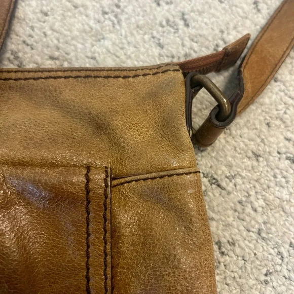 Marks  and Spencer vintage crossbody bag brown in good used condition - Picture 4 of 11